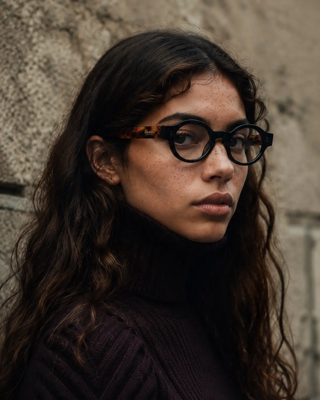 Dani D optical editorial portrait